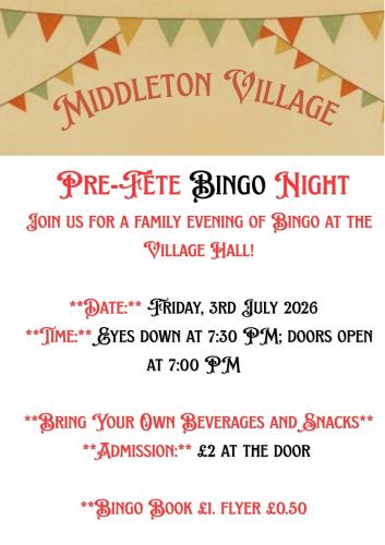 BINGO IS BACK......